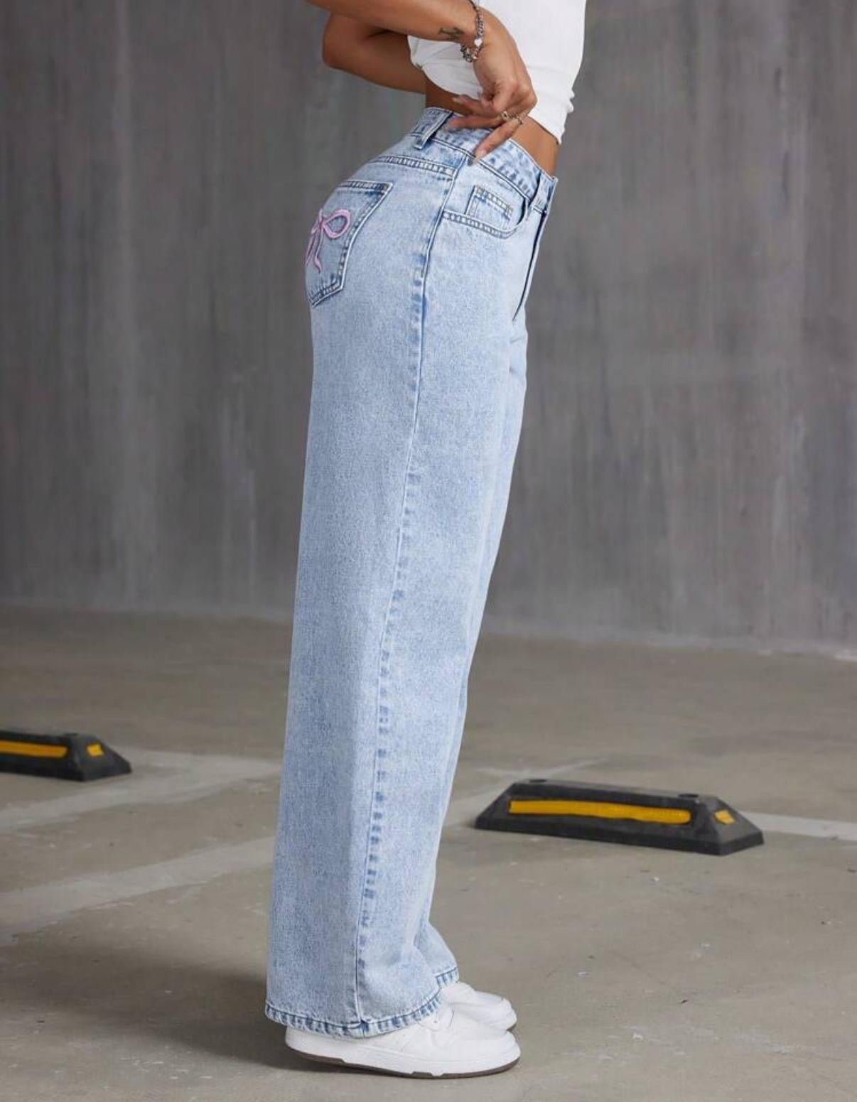 Schleifen Jeans