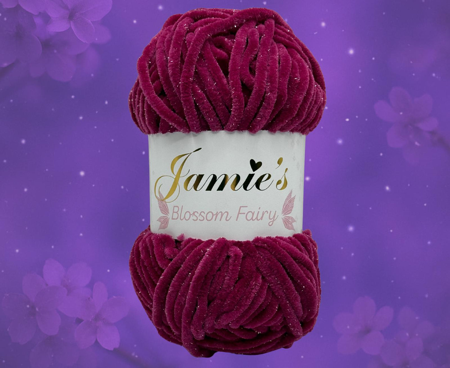 Jamie‘s Blossom Fairy - Glitzer Chenille Wolle