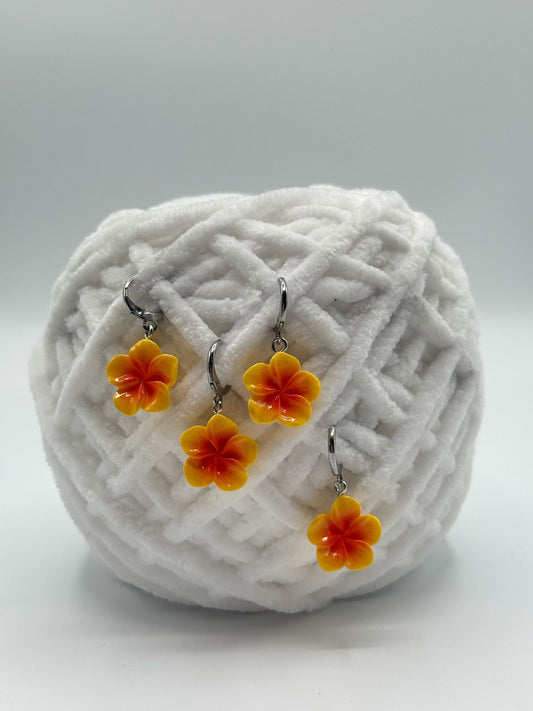 Gelbe Blumen Maschenmarkierer