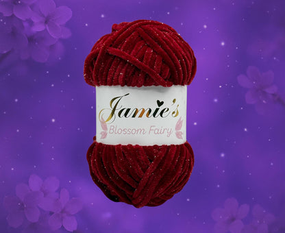 Jamie‘s Blossom Fairy - Glitzer Chenille Wolle