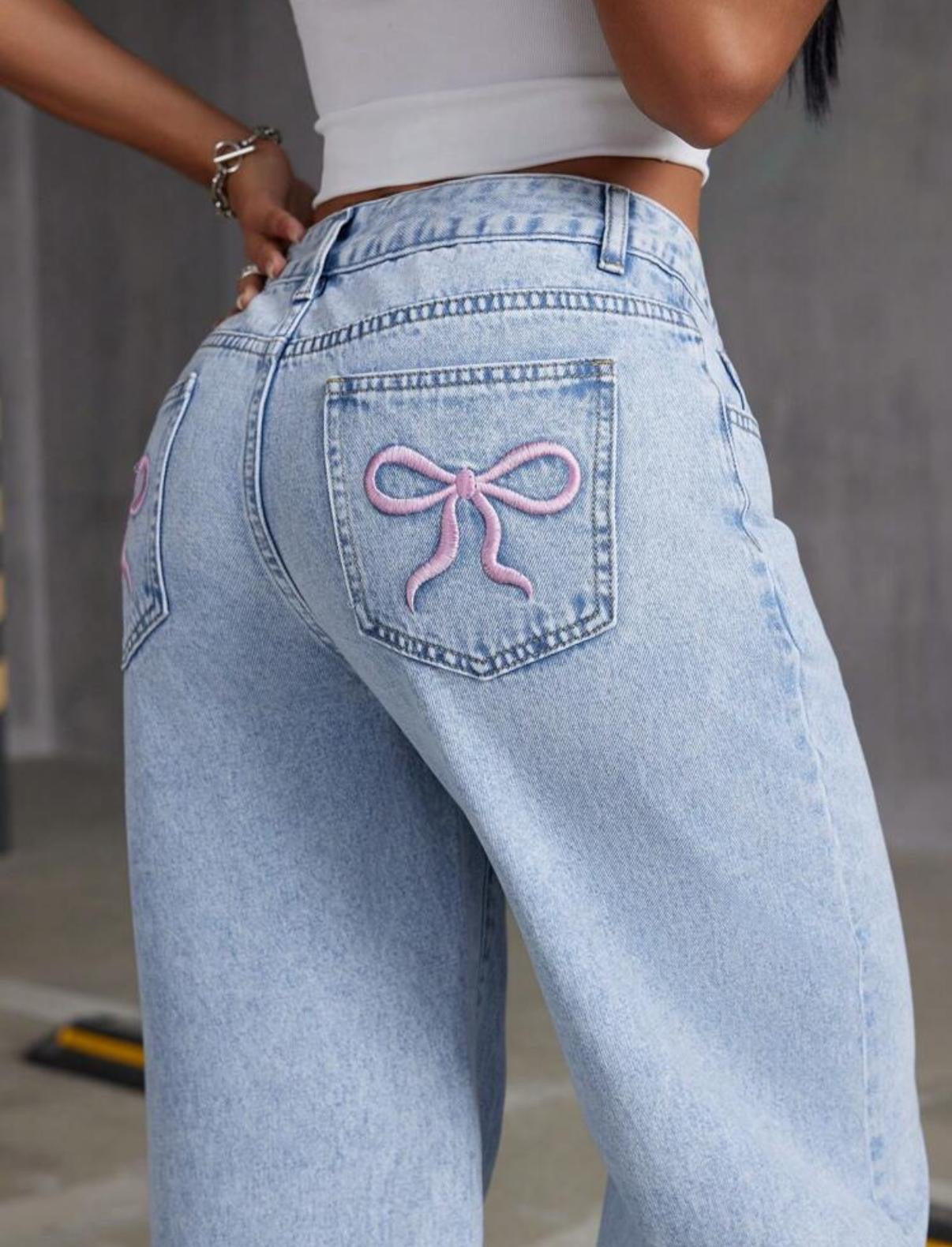 Schleifen Jeans