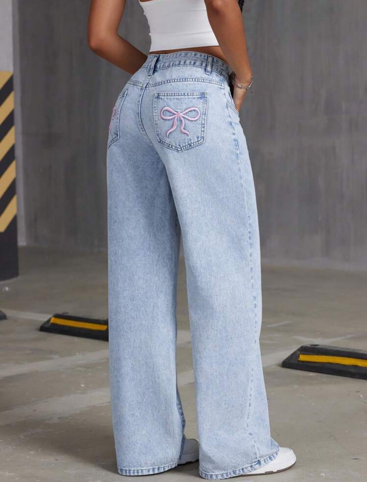 Schleifen Jeans