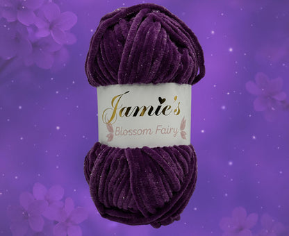 Jamie‘s Blossom Fairy - Glitzer Chenille Wolle
