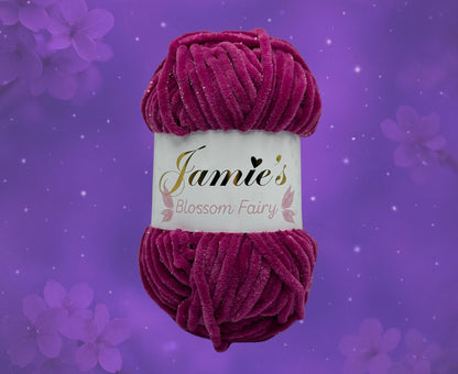 Jamie‘s Blossom Fairy - Glitzer Chenille Wolle