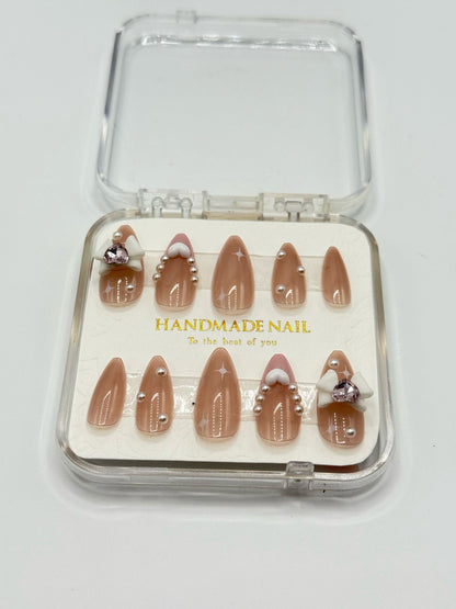 Sky press on Nails