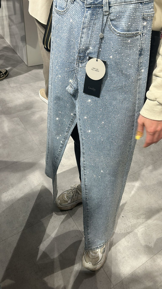 Glitzer Jeans