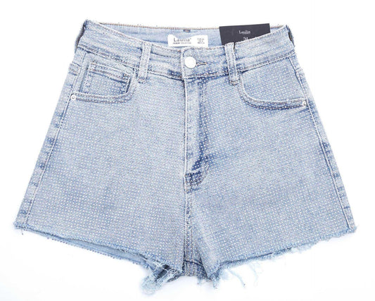 Glitzer Jeans short