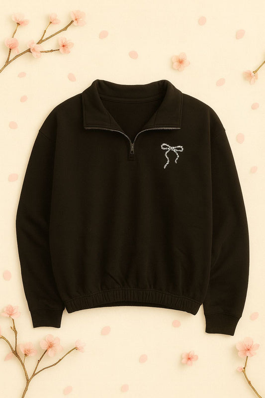 Crystal Bow Black