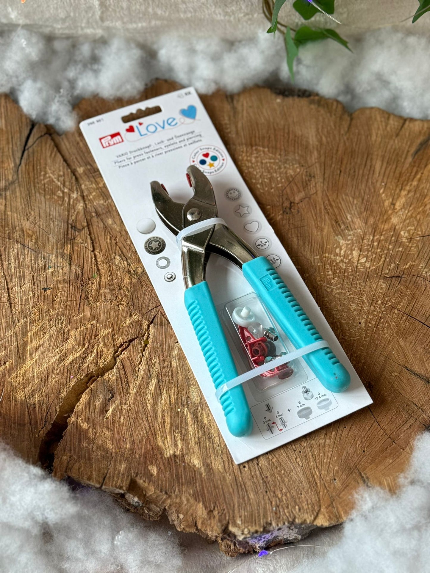 Blaue Sicherheitsaugen Zange