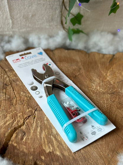 Blaue Sicherheitsaugen Zange