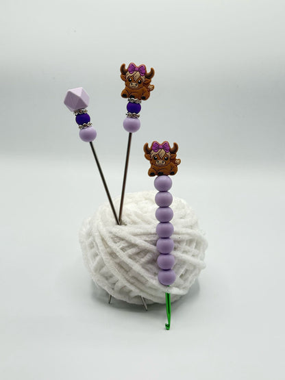 Lila Set mit 4,0mm Nadel
