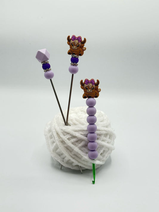 Lila Set mit 4,0mm Nadel